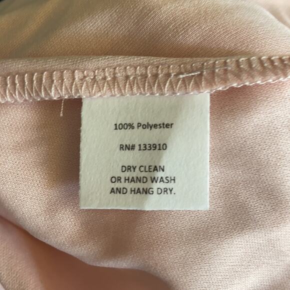 Show Me Your Mumu Caitlin Ruffle Maxi Dress Dusty Blush Crisp Women's Size XXL - Picture 5 of 8